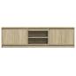 Preview: TV-Schrank mit LED-Beleuchtung Sonoma-Eiche 180x34x50 cm