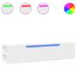 Preview: TV-Wandschrank mit LED-Beleuchtung Weiß 180x31x39,5 cm