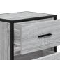 Preview: Nachttische 2 Stk. Grau Sonoma 40x31x50 cm Holzwerkstoff