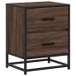 Preview: Nachttische 2 Stk. Braun Eichen-Optik 40x31x50 cm Holzwerkstoff
