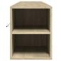 Preview: TV-Wandschrank mit LED-Beleuchtung Sonoma-Eiche 180x31x39,5 cm