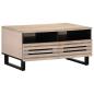 Preview: ARDEBO.de - Couchtisch 80x55x40 cm Raues Massivholz Mango