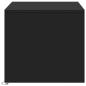 Preview: LED-Couchtisch Schwarz Holzwerkstoff