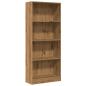 Preview: Bücherregal Artisan-Eiche 60x24x143 cm Holzwerkstoff