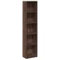 Preview: Bücherregal Braun Eichen-Optik 40x24x176 cm Holzwerkstoff