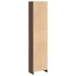 Preview: Bücherregal Braun Eichen-Optik 40x24x176 cm Holzwerkstoff
