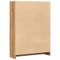 Preview: Bücherregal Artisan-Eiche 80x24x109 cm Holzwerkstoff