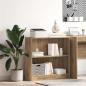 Preview: ARDEBO.de - Bücherregal Artisan-Eiche 80x24x76cm Holzwerkstoff