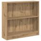Preview: Bücherregal Artisan-Eiche 80x24x76cm Holzwerkstoff