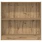 Preview: Bücherregal Artisan-Eiche 80x24x76cm Holzwerkstoff
