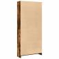 Preview: Bücherregal Räuchereiche 80x24x176 cm Holzwerkstoff