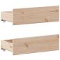 Preview: Massivholzbett ohne Matratze mit Kopfteil 180x200 cm