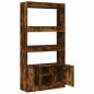 Preview: Highboard Räuchereiche 92x33x180 cm Holzwerkstoff