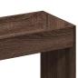 Preview: Highboard Braun Eichen-Optik 92x33x140 cm Holzwerkstoff