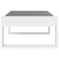 Preview: Couchtisch mit Infinity-LED Weiß 90x53x30 cm