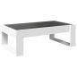 Preview: Couchtisch mit Infinity-LED Weiß 90x53x30 cm
