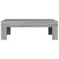Preview: Couchtisch mit Infinity-LED Grau Sonoma 90x50x30 cm