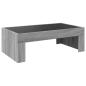 Preview: Couchtisch mit Infinity-LED Grau Sonoma 90x50x30 cm