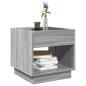 Preview: Couchtisch mit Infinity-LED Grau Sonoma 50x50x50 cm