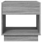 Preview: Couchtisch mit Infinity-LED Grau Sonoma 50x50x50 cm