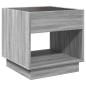 Preview: Couchtisch mit Infinity-LED Grau Sonoma 50x50x50 cm
