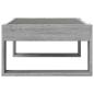 Preview: Couchtisch mit Infinity-LED Grau Sonoma 70x53x30 cm