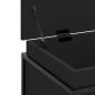 Preview: Aufbewahrungsbox mit Deckel Schwarz 80x40x51,5 cm Holzwerkstoff
