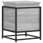 Preview: Aufbewahrungsbox mit Deckel Grau Sonoma 40x40x51,5 cm