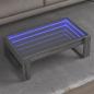 Preview: ARDEBO.de - Couchtisch mit Infinity-LED Grau Sonoma 90x53x30 cm