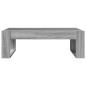 Preview: Couchtisch mit Infinity-LED Grau Sonoma 90x53x30 cm
