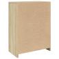 Preview: Badezimmerschrank Sonoma-Eiche 60x33x80 cm Holzwerkstoff