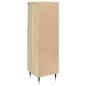 Preview: Badschrank Sonoma-Eiche 30x30x100 cm Holzwerkstoff