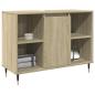 Preview: ARDEBO.de - Badschrank Sonoma-Eiche 80x33x60 cm Holzwerkstoff
