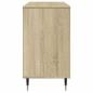 Preview: Badschrank Sonoma-Eiche 80x33x60 cm Holzwerkstoff