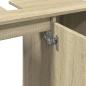 Preview: Badschrank Sonoma-Eiche 80x33x60 cm Holzwerkstoff