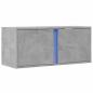 Preview: TV-Wandschrank mit LED-Beleuchtung Betongrau 80x31x35 cm