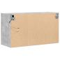 Preview: TV-Wandschrank mit LED-Beleuchtung Betongrau 80x31x45 cm