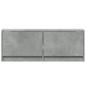 Preview: TV-Wandschrank mit LED-Beleuchtung Betongrau 100x31x35 cm