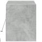 Preview: TV-Wandschrank mit LED-Beleuchtung Betongrau 100x31x35 cm