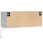 Preview: TV-Wandschrank mit LED-Beleuchtung Betongrau 100x31x35 cm