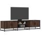 Preview: ARDEBO.de - TV-Schrank Braun Eichen-Optik 180x35x41 cm Holzwerkstoff