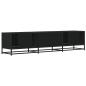 Preview: TV-Schrank Schwarz 180x35x41 cm Holzwerkstoff