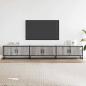 Preview: TV-Schrank Grau Sonoma 240x35x41 cm Holzwerkstoff