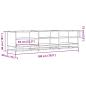 Preview: TV-Schrank Grau Sonoma 180x40x46 cm Holzwerkstoff