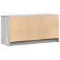 Preview: TV-Schrank mit LED-Beleuchtung Grau Sonoma 100x34x50 cm