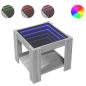 Preview: LED-Couchtisch Grau Sonoma 53x53x45 cm Holzwerkstoff