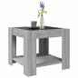 Preview: LED-Couchtisch Grau Sonoma 53x53x45 cm Holzwerkstoff