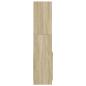 Preview: Highboard Sonoma-Eiche 63x33x140 cm Holzwerkstoff