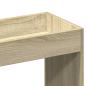 Preview: Highboard Sonoma-Eiche 63x33x140 cm Holzwerkstoff