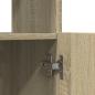 Preview: Highboard Sonoma-Eiche 63x33x140 cm Holzwerkstoff